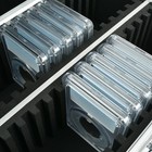 Aluminum Storage   Display Box Case Holds 50 Pcgs Ngc Anacs Coin Holders Slabs