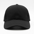Plain Black Baseball Cap - Adjustable Solid Blank Dad Hat - Men   s   Women   s Spor