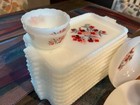 Vintage Fire King Primrose Anchor Hocking Milk Glass Set