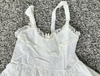 Vintage Little Duchess Fancy Slip Petticoat Eyelet Lace Ruffle Skirt Size 1