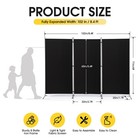 Rantila 3 Panel Privacy Screen 6 Ft Tall Folding Privacy Screen Room Dividers