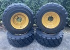 Hd 12-16 5 Sks-7 Skid Steer Tires rims For Gehl  John Deere   More-12x16 5 14ply
