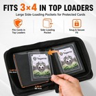 1 Pocket Top Loader Binder  Mini Trading Card Binder Album For 3x4 Rigid Usa