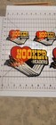 Hooker Headers Embroidered Patches   1 Large 5 7x8 Inch   1 Small 3 2x 4 5 Inch