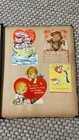 Vintage 1938 Cards  Scrapbook Album Mixed Lot - Valentine   s   Christmas