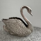 Vintage Godinger Silver Plated Swan Napkin Holder