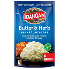  8 Pack  Idahoan Butter   Herb Mashed Potatoes Side Dish  4 Oz  