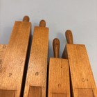 Collectible Pipe Organ Pipes Wooden Different Sizes  Vintage Antique Collection