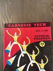 1936 Notre Dame Vs Carnegie Tech Football Program elmer Layden earl Brown  