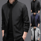 Men s Lightweight Bomber Jacket Spring And Autumn Thin Casual Jacket Full Zipper