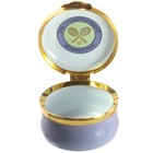 Rare Ltd Ed Crummles Enamel Box All England Club The Championships Wimbledon Ser