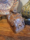 Vintage Chinese Wood Carved Buddha Figure Statue China 