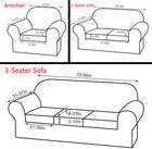Velvet Sofa Covers Chair Stretch Slipcover Elastic Couch Cushion Cover Protector