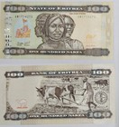 Nd 2011 Eritrea 100 Nakfa P 18 New Unc Banknote