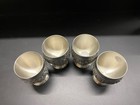 Zinn Pewter 95  Globlets Set Of 4