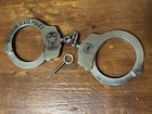 Engraved Handcuffs Michigan State Police Peerless Vintage Cop Mi Pd Msp Patrol