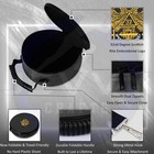 Masonic Scottish Rite 32nd Degree Crown Cap Case     Black Foldable With Strap