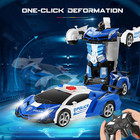 Figrol Remote Control Car   transformable Robot Rc Car   2 4ghz 1 18 Scale Model Pol