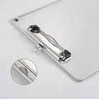 Metal Clipboard Aluminum Document Holder Stainless Steel Hangable Low Profile   