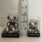 2 World Of Miniature Bears Lot By Stacey Pio 2  270 3  370 Panda Bears