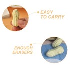 30 Pcs Erasers For Students Kids Bulk Cute Small Adorable Peanut