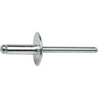 Large Flange Pop Rivets Aluminum Body Steel Mandrel Dome Head Blind Every Size