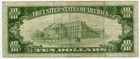 1929  10 National Currency Note 4840 Lumberman s Bank Muskegon Michigan - L750
