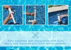 Water Fountain Above Ground Pools Adjustable Spray Sprinkler Waterfall Pool Fun