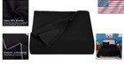 Queen Microfiber Flat Sheet Black Wrinkle-free Fade-resistant Bed Sheet