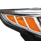 2016-2018 Kia Optima Headlight Assembly Clear Yellow Lens Pair Led Halogen