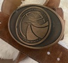 Vntg 1970   s Us Doj Dea Drug Enforcement Belt Buckle Hickok 36 38 Belt Rare  