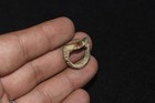 Authentic Ancient Roman Bronze Ring With Decorated Bezel Circa 1st - 3rd Century