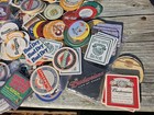Lot 20 Random Vintage Beer Coasters 70s 80s 90s Bar Advertising Bud Restaurant 