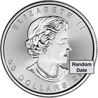 Canada Platinum Maple Leaf - 1 Oz -  50 - Bu -  9995 Fine - Random Date