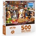 500 Pieces Jigsaw Puzzle For Adults Cute Dogs  Dinner Party Funny Animal Puzzle