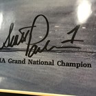 1988 Harley-davidson Autographed Poster  Ama Grand National Champion Scott Parke