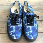 Vans Low Top Off The Wall Lightening Mens Shoes sneakers Blue Tie-dyed Size 8 5