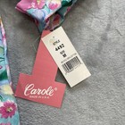 Vintage Housecoat Gown Medium Nwt Carole Floral Button Up Long Cottagecore