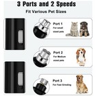 Patpet Steel Grit Dog   Cat Nail Grinder  Black