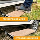 18  X 18   1 Pack  Step Cover Rug Carpet Mat With Brown