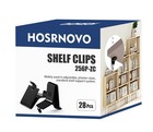 Shelf Clips 28 Pcs Adjustable Brackets 255 Standard  Heavy Duty Metal Cabinet