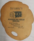 1919 Ad Hand Thumb-hole Fan  american-maid Bread  - Die Cut - Chromolithographed