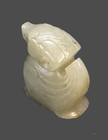 Beautiful Ancient Chinese Zhou Dynasty Carved Hetian White Jade Of  Bird