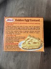 Jell O Golden 1960 s Egg Custard Mix Vintage Box Mid Century Advertising New