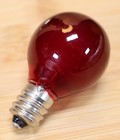 Ceramic Drunk Hobo Lamp Post Bar Lighted Nose Replacement Part Satin Red Bulb