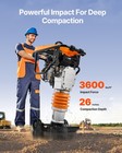 Uimoso 6 5 Hp Jumping Jack Tamper Rammer 196cc Gas Powered Soil Compactor