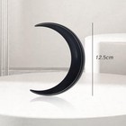 Moon Hair Pin Wooden Hair Stick 5 12   Hand Carved Hair Clip Accessories For