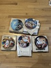 Vintage Pinocchio Disney Plates Knowles With Box And Coa