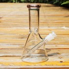 8inch Random Glass Beaker Bong Water Pipes Smoking Tobacco Hookah   14mm Bowl