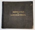 Berthing Plan S s State Of Indiana Original 1874 Cabin Plan Architecture Map